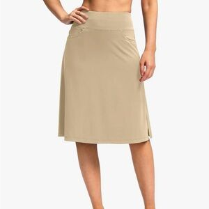 Viodia travel athletic modest midi skort skirt